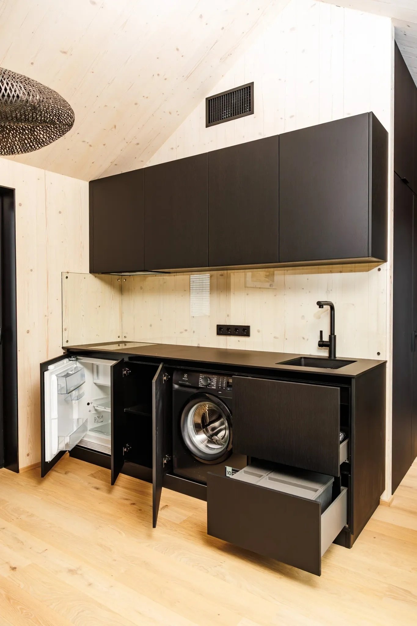 Küche mit integrierter Technik